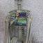 Cheap Halloween Skeleton 100% Plastic 35in Hanging Human Skeleton for Halloween Decoration