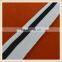 2016 Popular polyester cuff stripe ribbing in white and black color