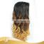 Fashion Cheap 1b#/4#/27# 3 Tone Brazilian Hair u Part Wig