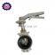 CE/ISO Marine Wafer Type Worm Gear Operated Metal Seat Butterfly Valve