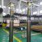 aluminum adjustable telescopic pole with handlebar 35m hand lifting
