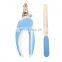 Cat Dog Nail Clippers Pet Nail Clippers File Curved Handle  Pet Cleaning Supplies
