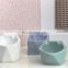 Creative Ceramic Cat Bowl Bevel Pets Feeder Water Bowl Dog Bowl Neck Protection