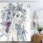 i@home europe style sexy women fashion waterproof polyester fabric shower curtain digital printing