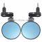 Universal 2Pcs M10 Motor Accessories Aluminum Black 22mm Motorcycles Handle Bar End Rearview Side Mirror