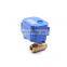 2/3 wires  DN15 dn20 DN32 2way  control electric brass plastic ss304/316 motorized ball valve