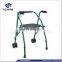 2 wheel folding lightweight rollator walker with seat