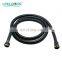 60cm 70cm Adjustable Slide Black Bathroom Shower Set with Canton Tower Cross Spray Hand Shower