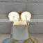 2021 amazon friendship customized read bedroom modern designer ceramic marble metal table lamp touch led desk light