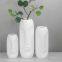 Human Face White Nordic Style Ceramic Decoration Vase For Living Room And TV Bench