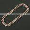 Miami Curb Bling Bling Charm Bracelet Rhinestone Crystal Cuban Link Chain Choker Hip Hop Necklace Jewelry
