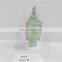 custom design small green jade ceramic buddha head statue for sale
