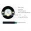 2 core single mode aerial fiber optic cable GYXTW