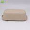 New Hot Disposable Biodegradable  Single compartment salad box Bagasse Food Box Take away Sugarcane container