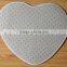 heart shape bath mat