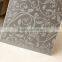 2016 Best Quality Hindu Style Embossing Silver Wedding Card