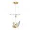 Chandelier Hanging Lamp Livingroom Bedroom Silver Gold Copper Rose Gold Pendant Light