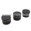 Eco friendly soy wax tinplate box rose gold black empty small round candle tins with lid 4oz 8oz metal container tin box