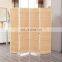 Chinese antique style movable folding wood screen door retractable dividers partition for spa rooms balcony bathroom