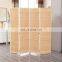 Minimalist folding movable event portable room screen wall divider carved wood partition for living room decorative