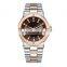 Top Brand Sports Watches Blue Dial Stainless Steel Rose gold Bracelet Stylish Luxury Watches Men wrist