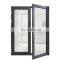 USA Standard house door aluminium alloy double glass casement door with good air tightness and water tightness