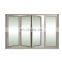 Folding door with glass panel upvc/pvc profile vinyl frame New design shatter proof folding doors