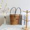 Rattan Straw Woven Boho Handbag Beach vacation Handmade bag