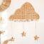 Hot Sale Stars And Crescent Moon Wicker wall basket Boho Wall Art Kids wall decor Wholesale Vietnam Supplier