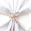 Factory Wholesale Hotel Western Restaurant Gold Western Style Butterfly Bow Tie Metal Napkin Ring