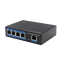 BL160P 5 RJ45 DC 12-52v Industrial POE Switch with Good Optical and Electrical Characteristics