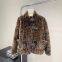 Cross-border European goods Haining Winter new leopard print European mink fur imitation mink fur eco-friendly fur and fur integrated fashion trend