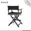 Cheap Beauty salon comfortable fashionable makeup chair, Aluminum metal frame 1680D nylon folding director chair factory