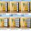 Elegant White Color Moisture Resistant Swimming Pool Changing Room Locker For 6 Person