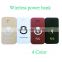 Hot sale!DC5V 2A laptop wireless charger galaxy s4 mini power bank charger