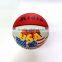 Cololful Logo Rubber Basketball