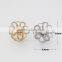 New Arrival Charming Jewelry Exquisite imitation Pearl Small Rhinestone Metel Brooch Corsage Shawl Pin Buckle