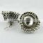 Oxidized Jhumka Rava Work 925 Sterling Silver Earring, Fine Silver Jewelry, Silver Jewelry Manufactures