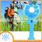 China manufacturer electric souvenir hand crank fan sticks with battery