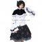 LY-018 Unique Black and White Lolita Janpanese Cosplay Sweet Grils Shawl