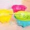 C06 colorful Fashion vegetable plastic fruit basket decoration