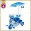 ABS Plastic Type Cozy Girl Bicycle Trike 3 In 1 With Basket