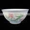 Daily used footed dinner ceramic bowl,rice bowl porcelain