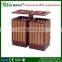 garbage can made of environmentally wood-plastic composite material
