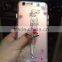 Cartton Couple Soft Finger Ring Holder Stand TPU Phone Case Cover For iPhone 6 6s plus samsung
