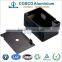 Black Anodized Extruded Aluminium Box Enclosure with CNC processing