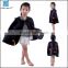 Halloween Party black Satin Cape Costumes with pop ball