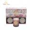 Scented glass holder candle for Gift Set