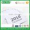 2016 Desktop Calendar Cards Simple Label Message Notes Card 300 Grams Paper 13pcs With One Wooden Stand Creative Mini Calendar