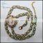 latest fashion long chain fake diamond watch